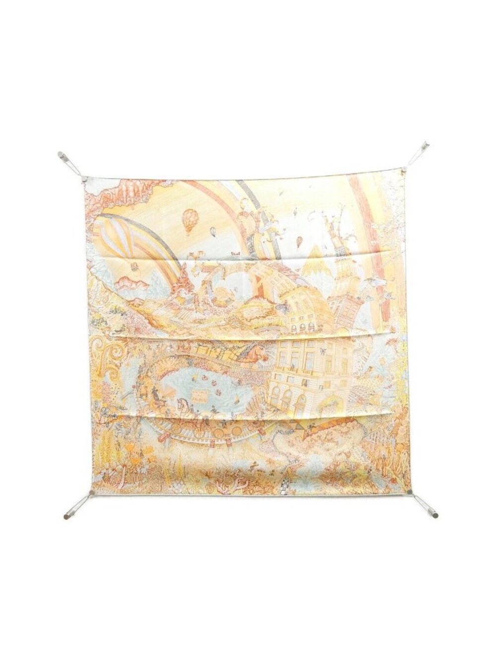 Hermes les Folies du Faubourg Carre Scarf